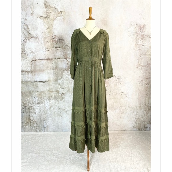 SEA New York | Crochet Tassel Silk Blend Maxi